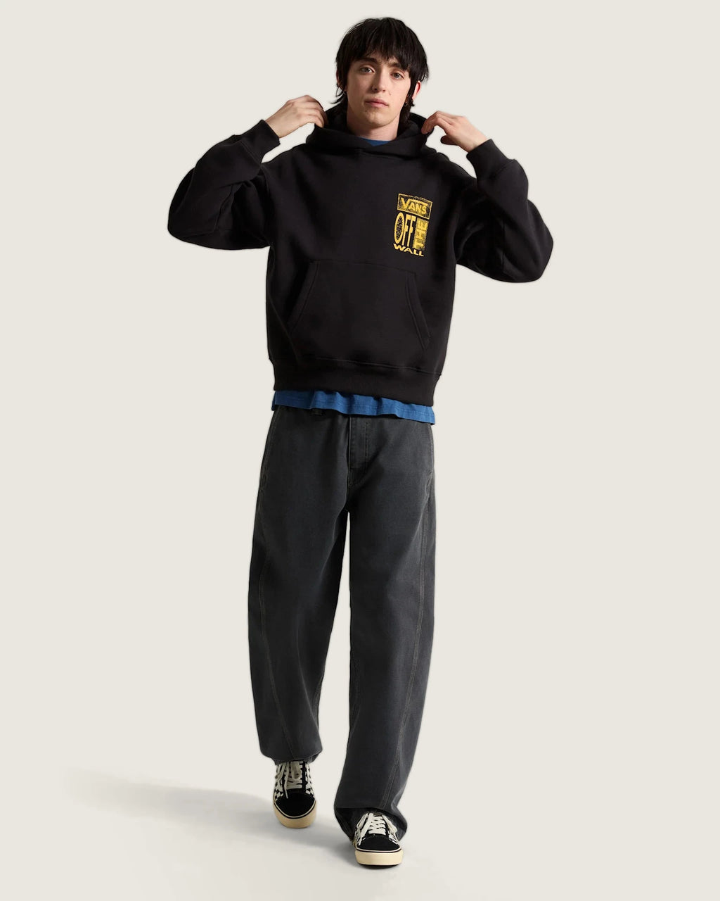 Vans Cut and Paste Pullover Black Textil VN000WTNBLK1 - 6