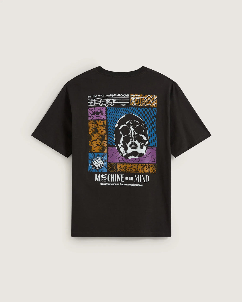 Vans Machine Mind SS Tee Faded Black Textil VN000X00EMV1 - 2