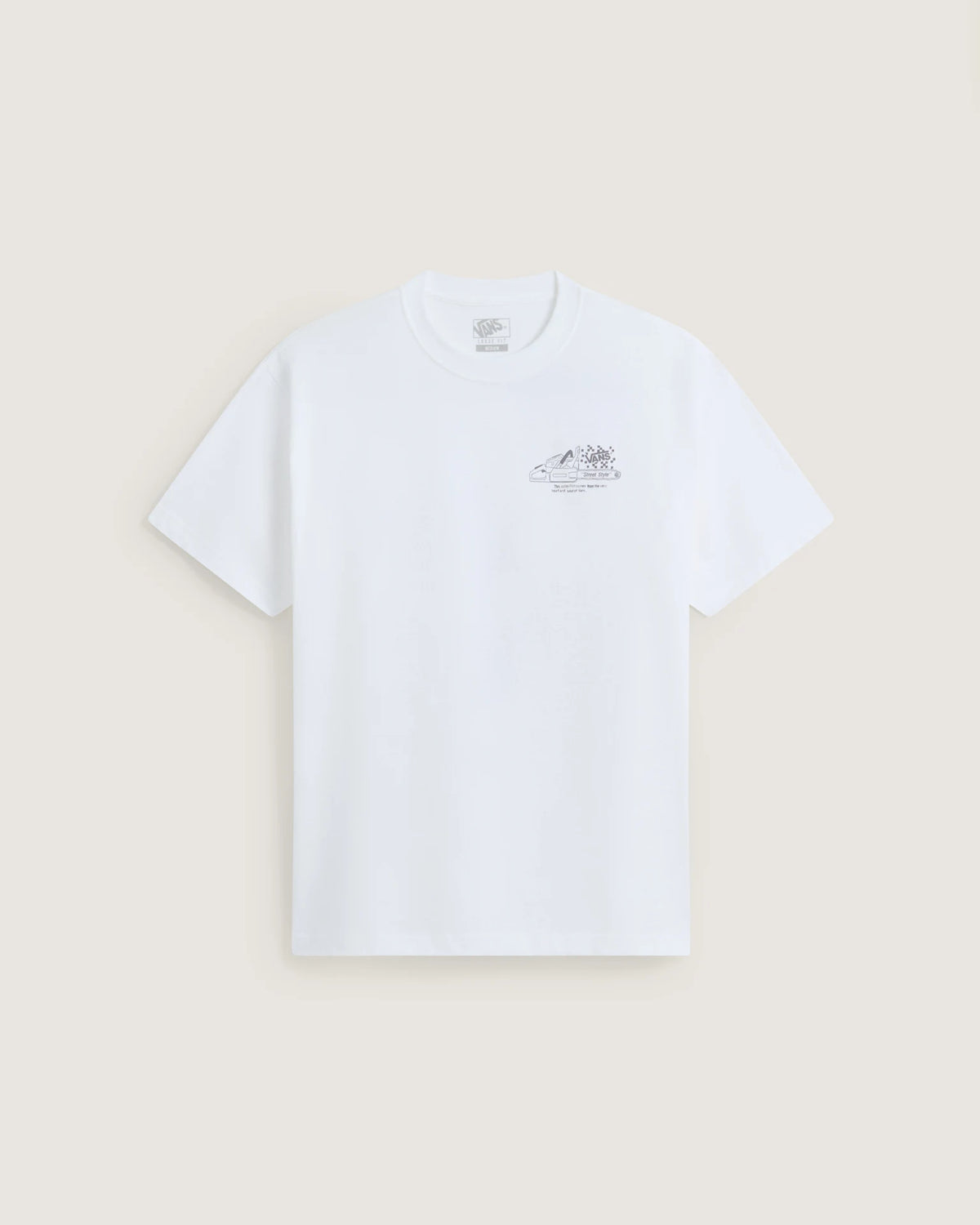 Vans Dirt Trip SS Tee White Textil VN000X02WHT1 - 1