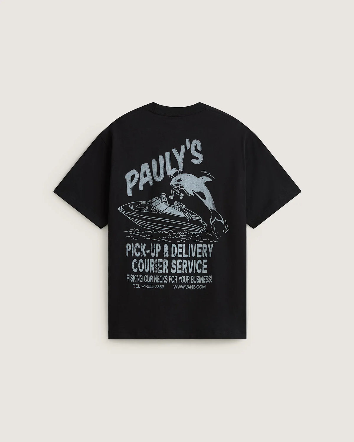 Vans Pauly's Delivery SS Tee Black Textil VN000X27BLK1 - 2
