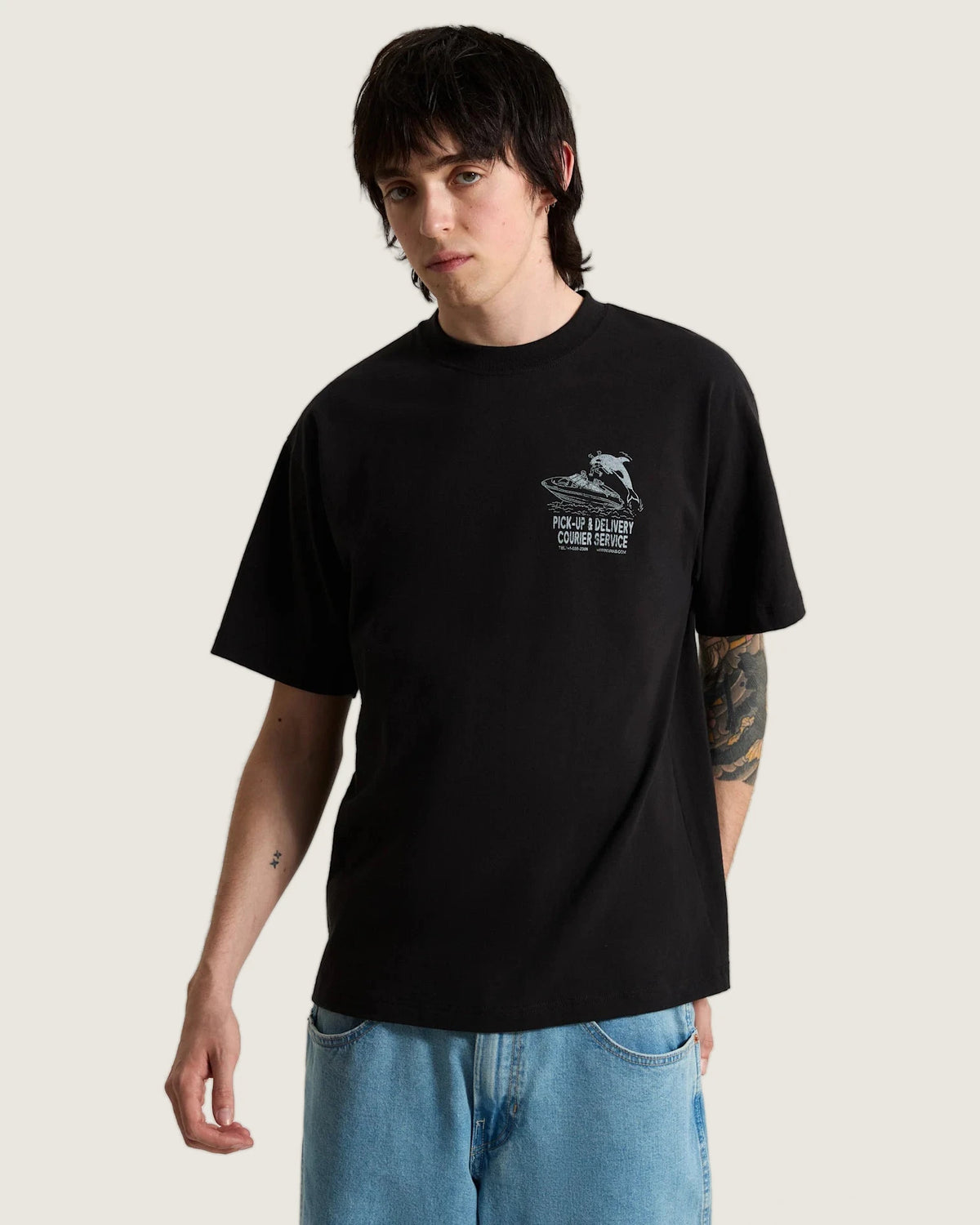 Vans Pauly's Delivery SS Tee Black Textil VN000X27BLK1 - 3