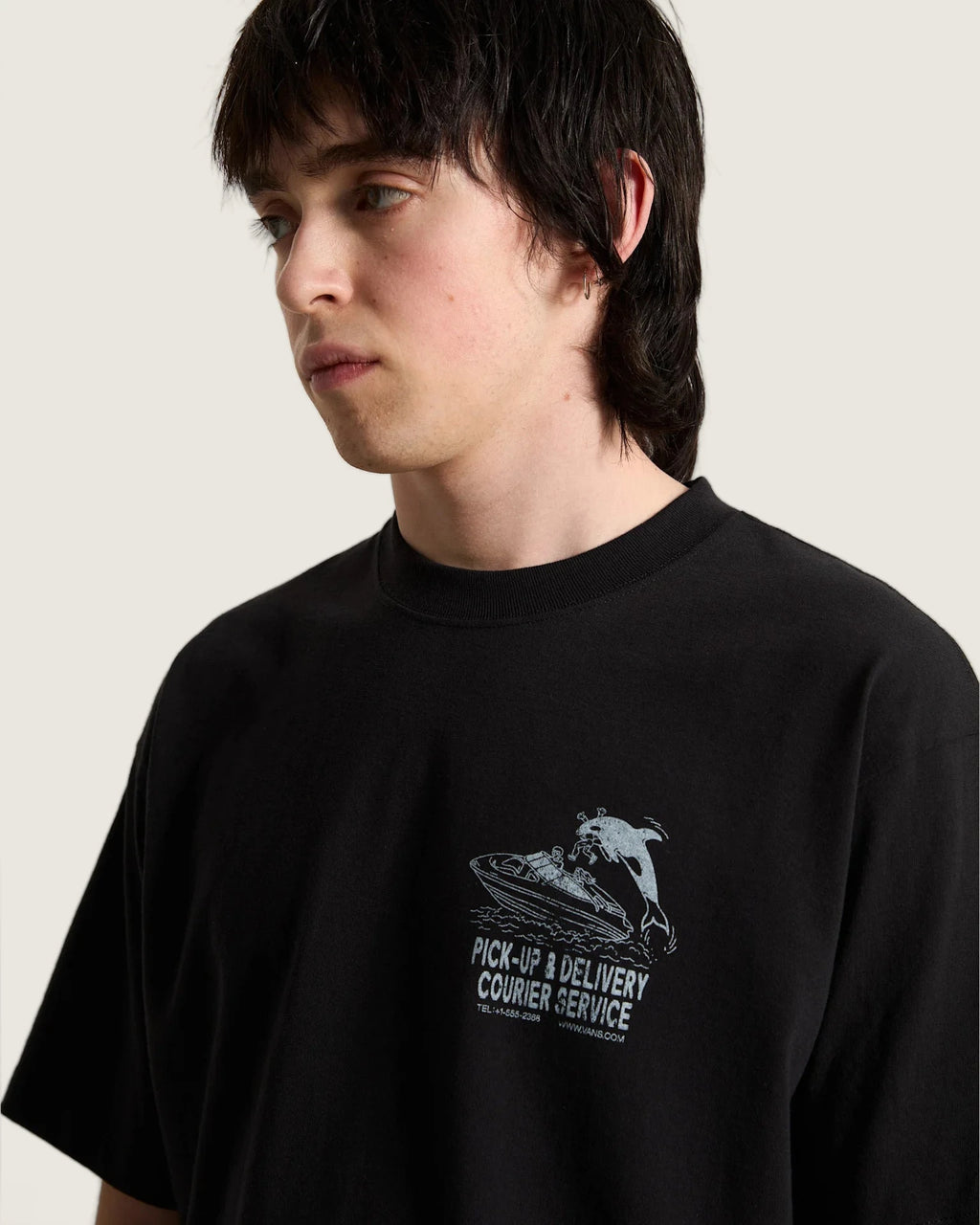 Vans Pauly's Delivery SS Tee Black Textil VN000X27BLK1 - 6