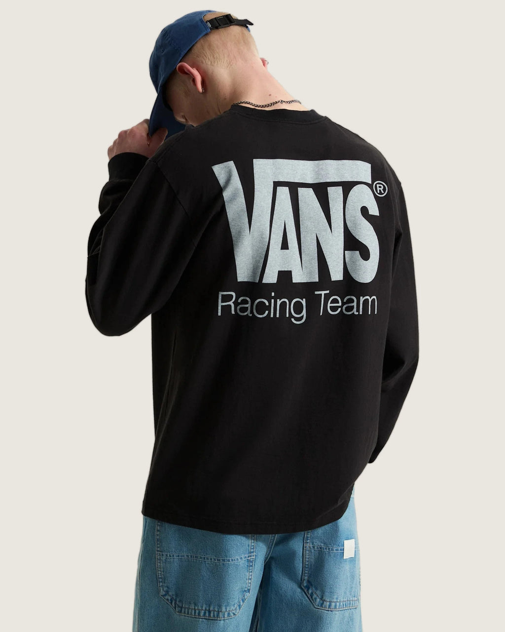 Vans Vans Racing LS Tee Black Textil VN000X2BBLK1 - 4