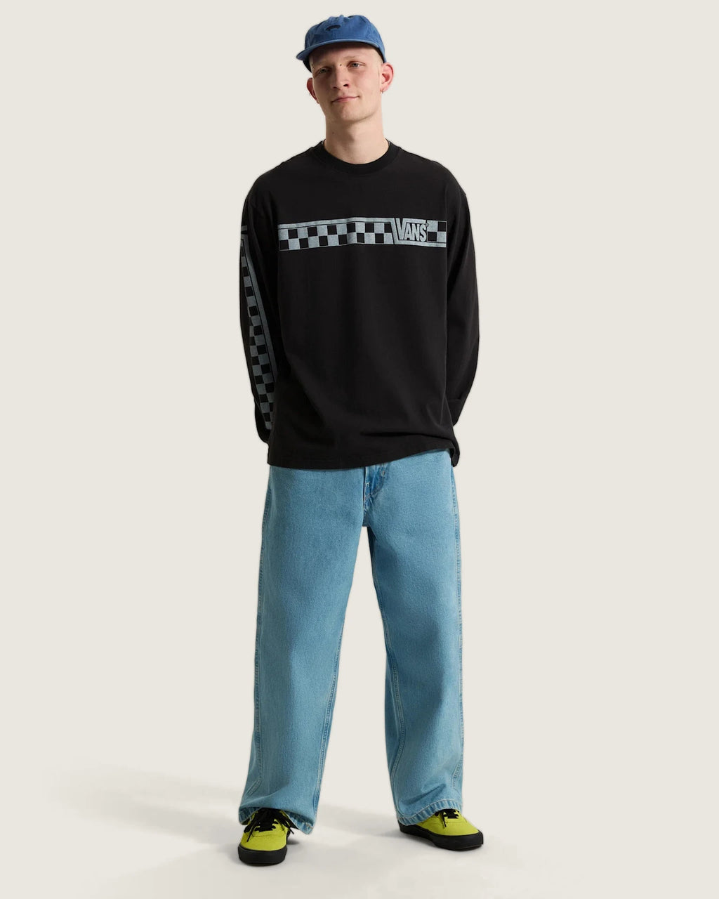 Vans Vans Racing LS Tee Black Textil VN000X2BBLK1 - 6