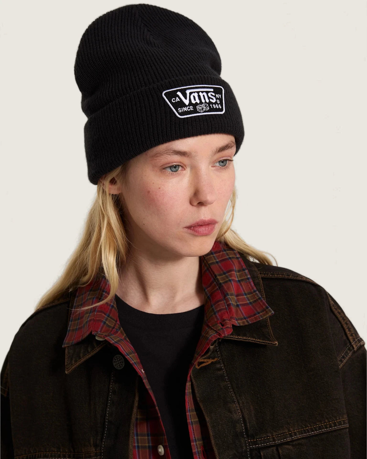Vans Knu Patch Beanie Black Kiegészítő VN000X6BBLK1 - 4