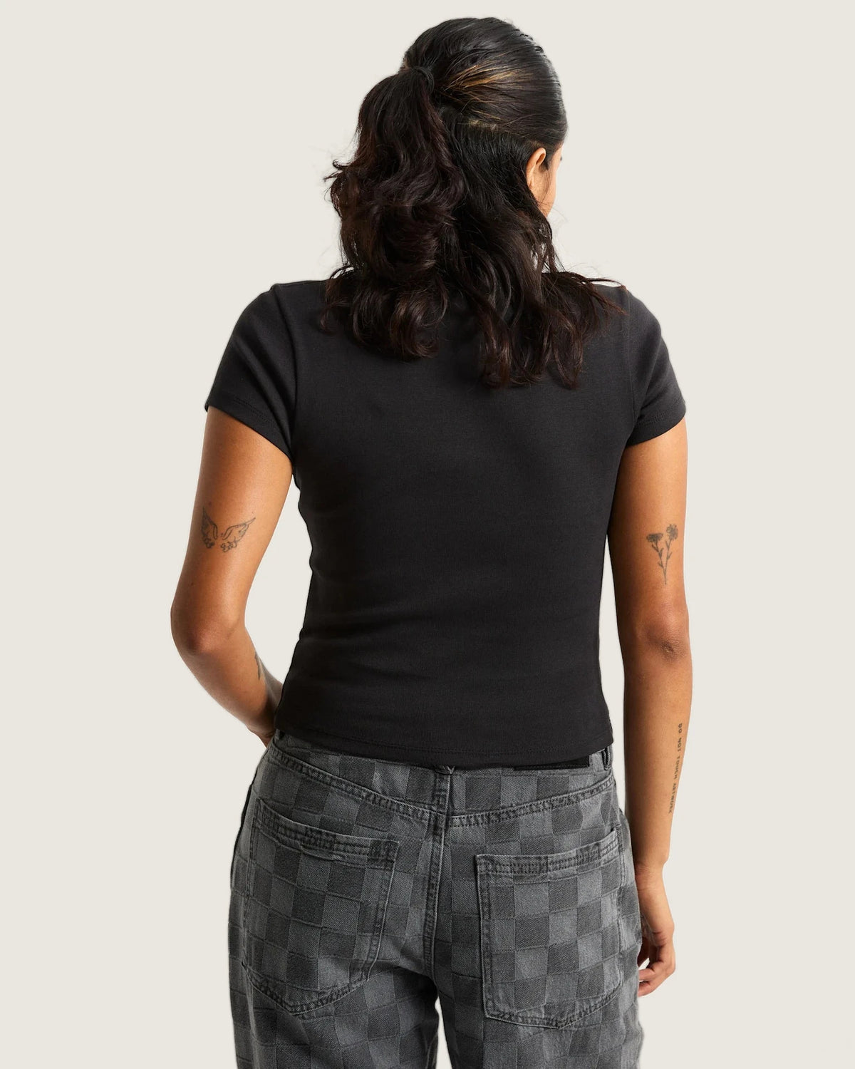 VANS SOFT LIFE BABY TEE Black Póló VN000XDUBLK1 - 4