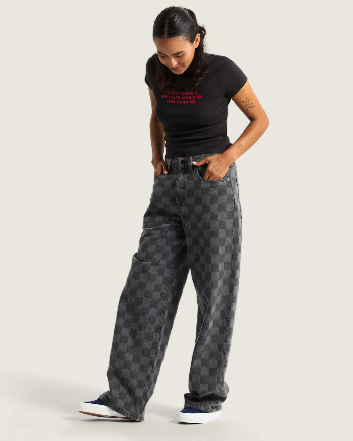 VANS SOFT LIFE BABY TEE Black Póló VN000XDUBLK1 - 5