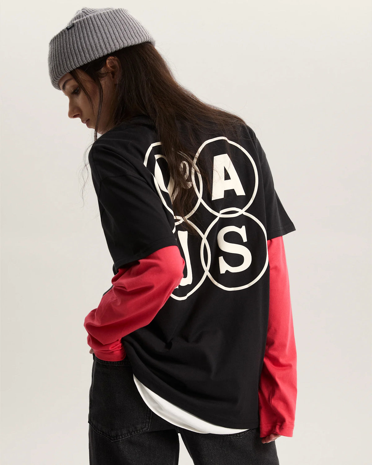 VANS ELLIPSE OS TEE Black Póló VN000XECBLK1 - 4