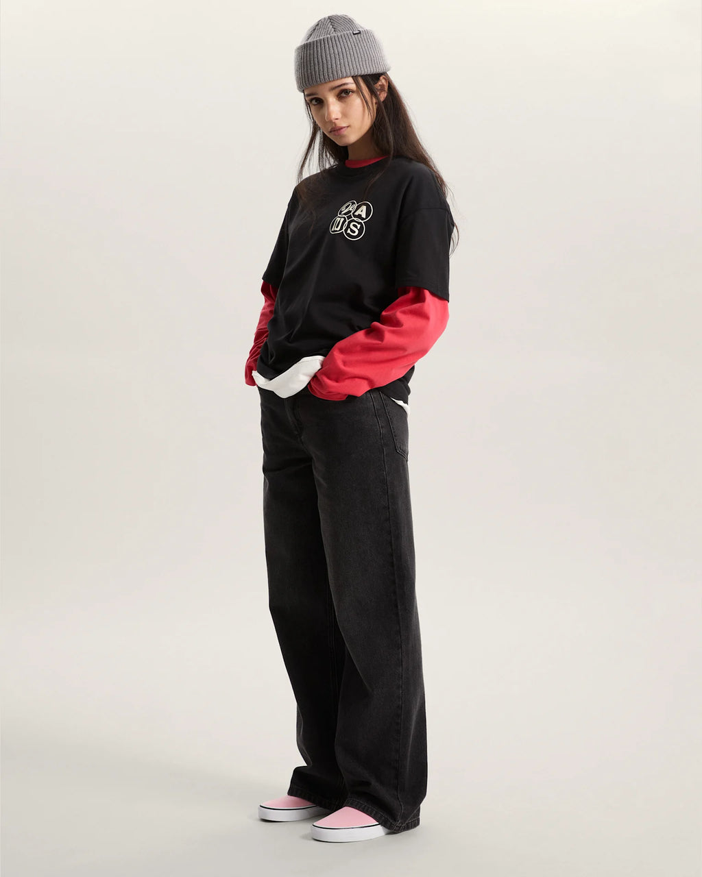 VANS ELLIPSE OS TEE Black Póló VN000XECBLK1 - 5