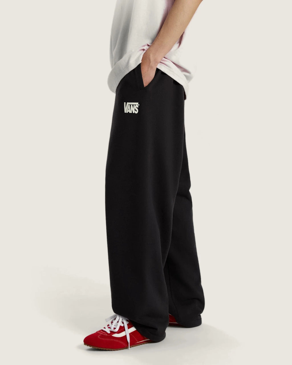 Vans Stretch Logo Straight Leg Pant Black Textil VN000XEPBLK1 - 4