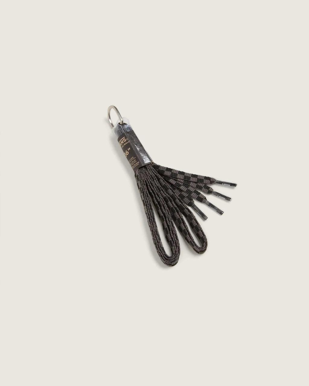 VANS Vans Laces 36" Black/Charcoal Checkerbrd Cipőfűző VN000XZYE111 - 2