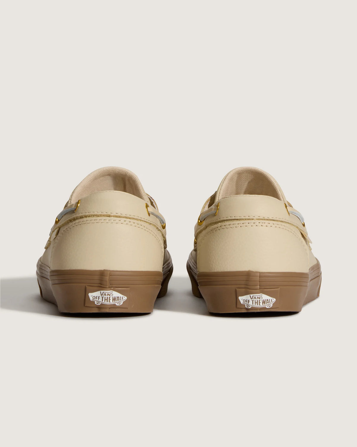 VANS 2-Eyelet Boat Shoe LEATHER Tan Cipő VN000Z11TAN1 - 5