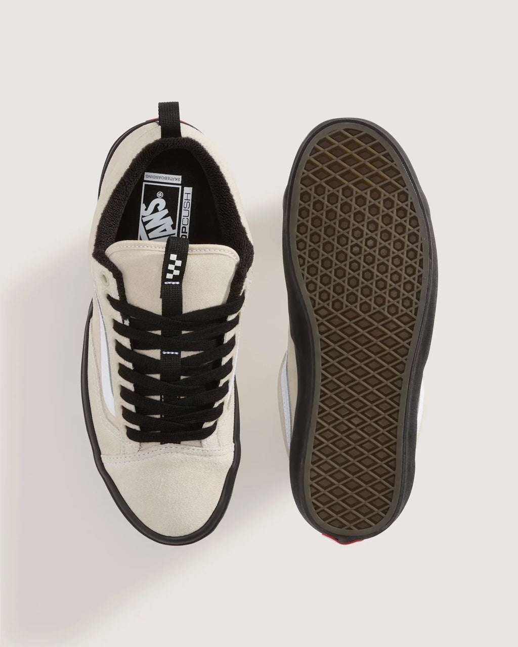VANS Skate Old Skool 36 + OATMEAL/BLACK Cipő VN000Z3SZO21 - 3