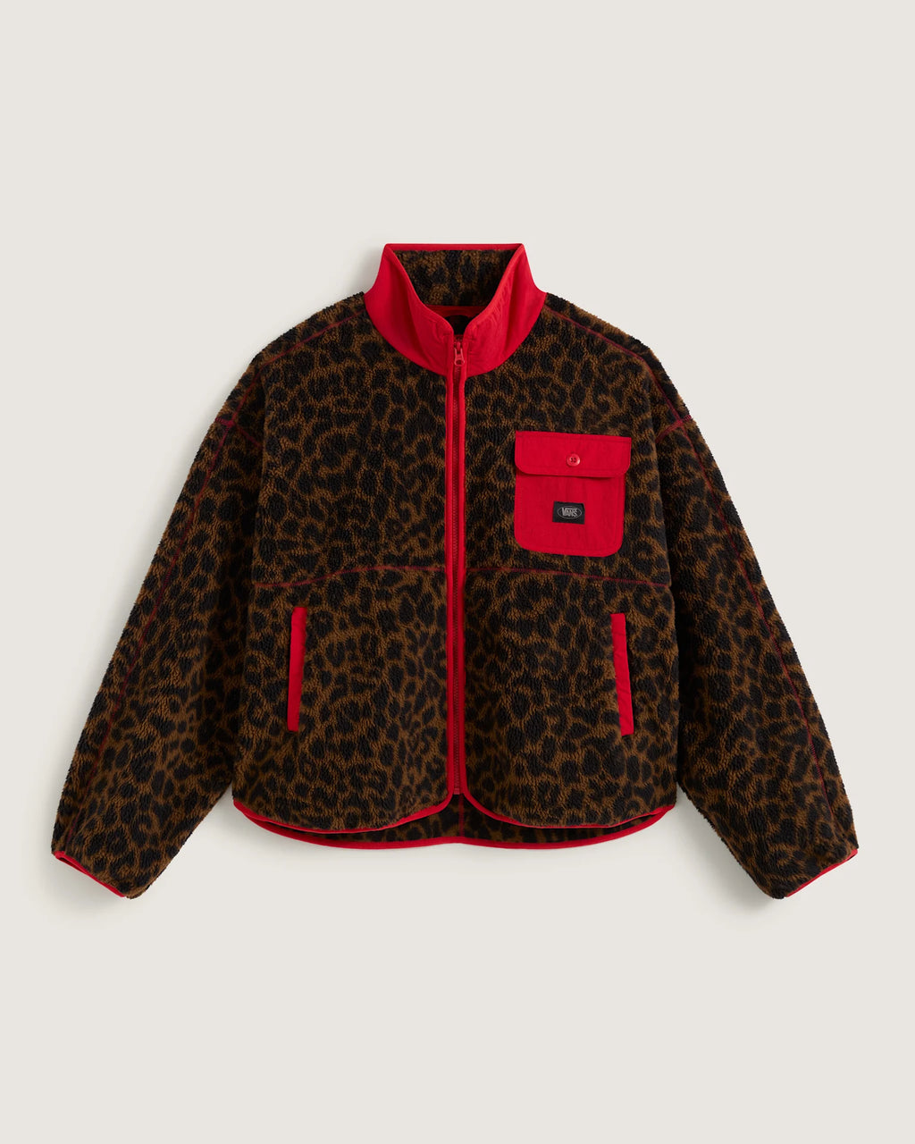 Vans Printed High Pile Jacket Vintage Cocoa Textil VN000ZU2FST1 - 1