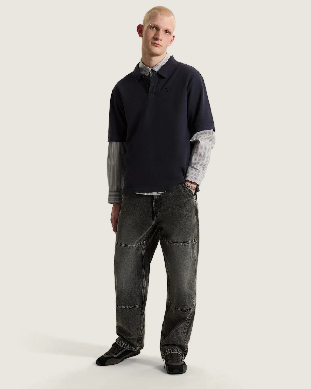 Vans Vans X Rowan Z Washed Polo PARISIAN NIGHT Textil VN000ZY4JDU1 - 5