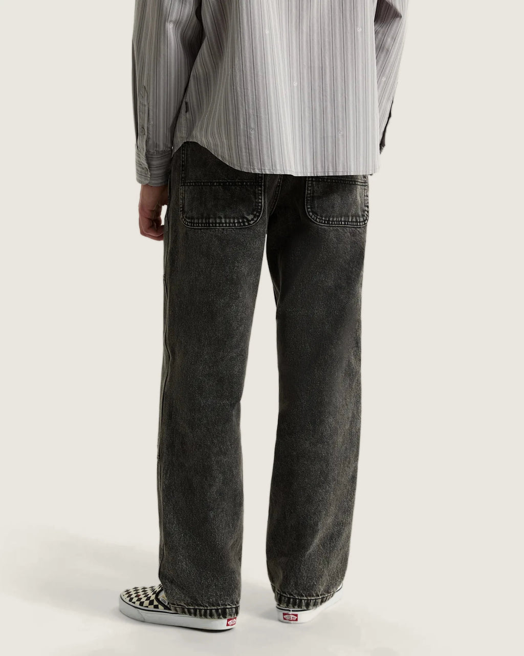 Vans Vans X Rowan Double Knee Jeans 2.0 Stonewash Black Textil VN000ZY6E901 - 4