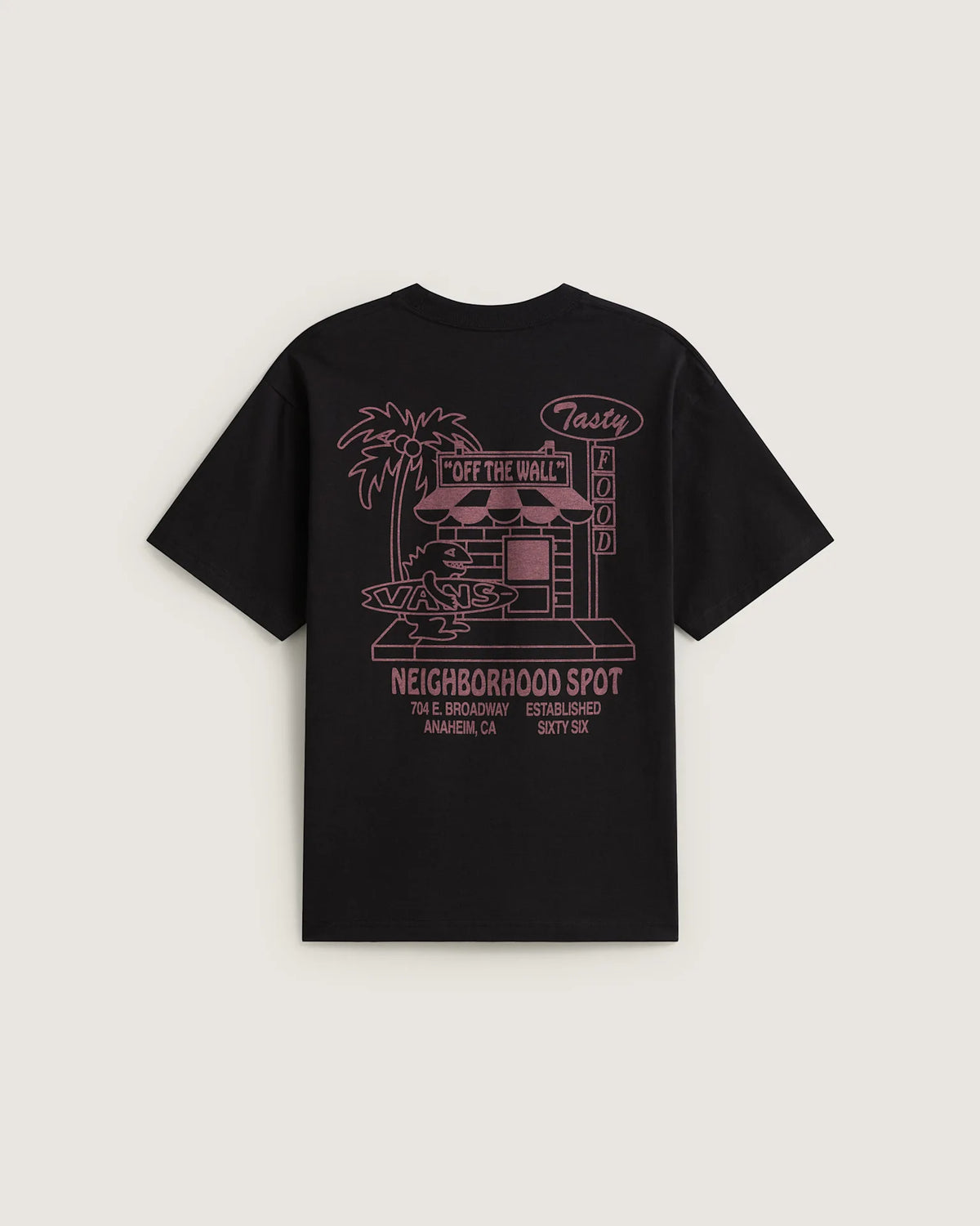 Vans Food Spot SS Tee Black Textil VN001024BLK1 - 2
