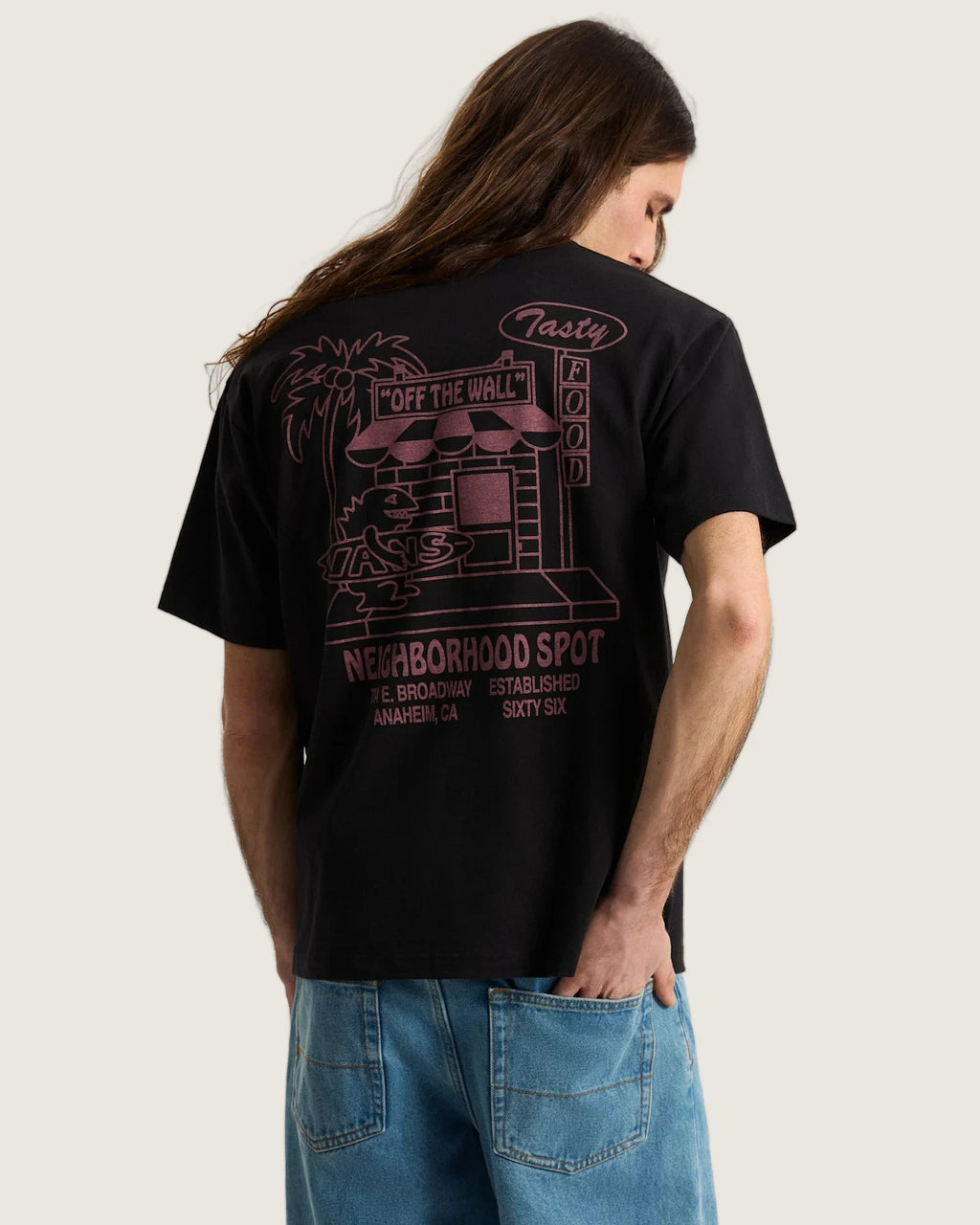 Vans Food Spot SS Tee Black Textil VN001024BLK1 - 4