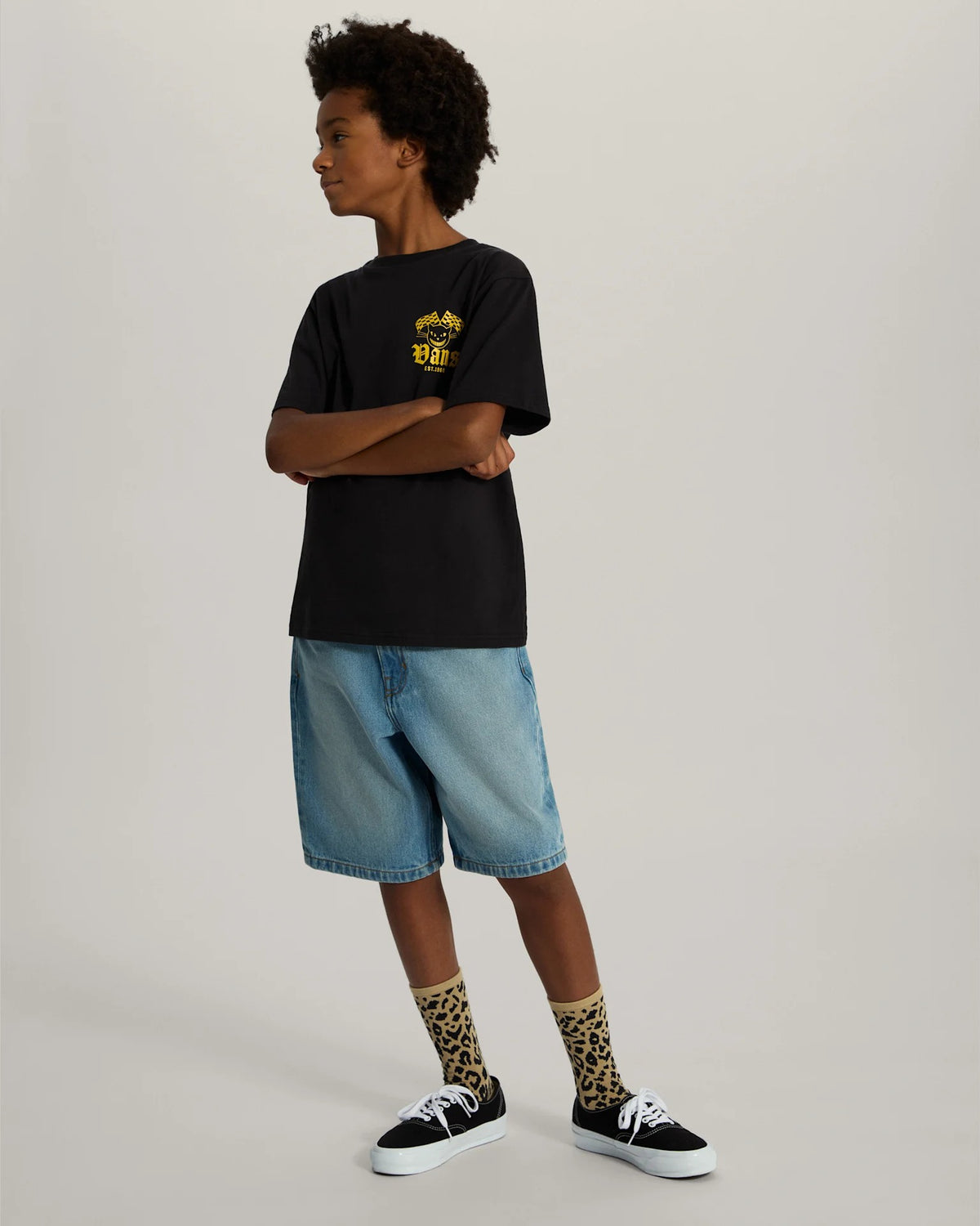 Vans Cat Club SS Tee Black Textil VN001046BLK1 - 4