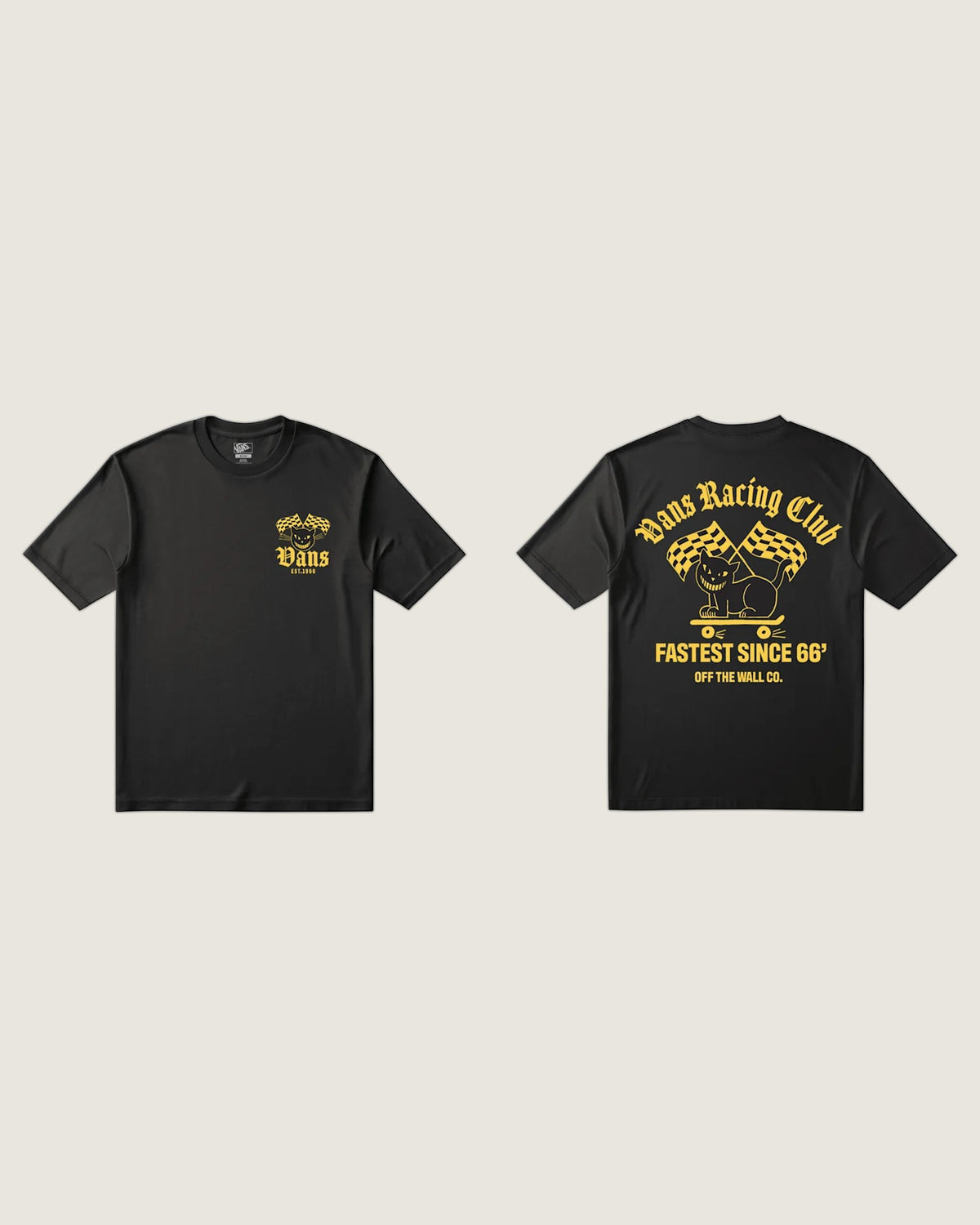 Vans Cat Club SS Tee Black Textil VN001046BLK1 - 5