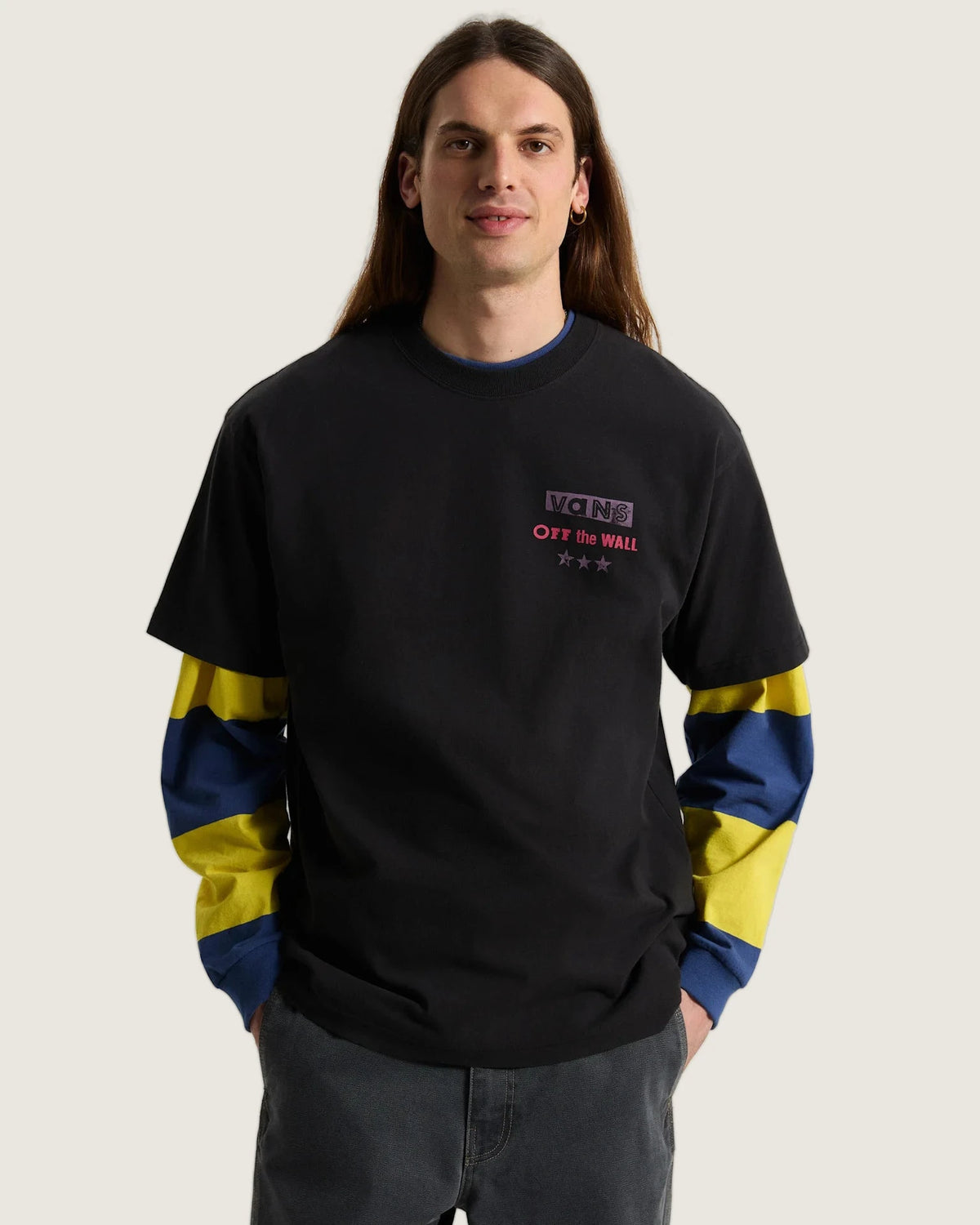 Vans Distorted Reality SS Tee Black Textil VN0010FQBLK1 - 3