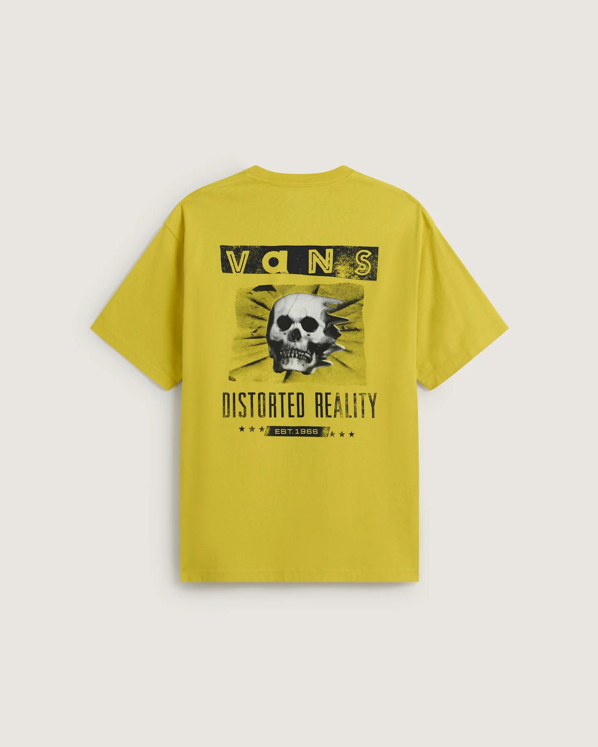 Vans Distorted Reality SS Tee Dusty Gold Textil VN0010FQGRV1 - 2