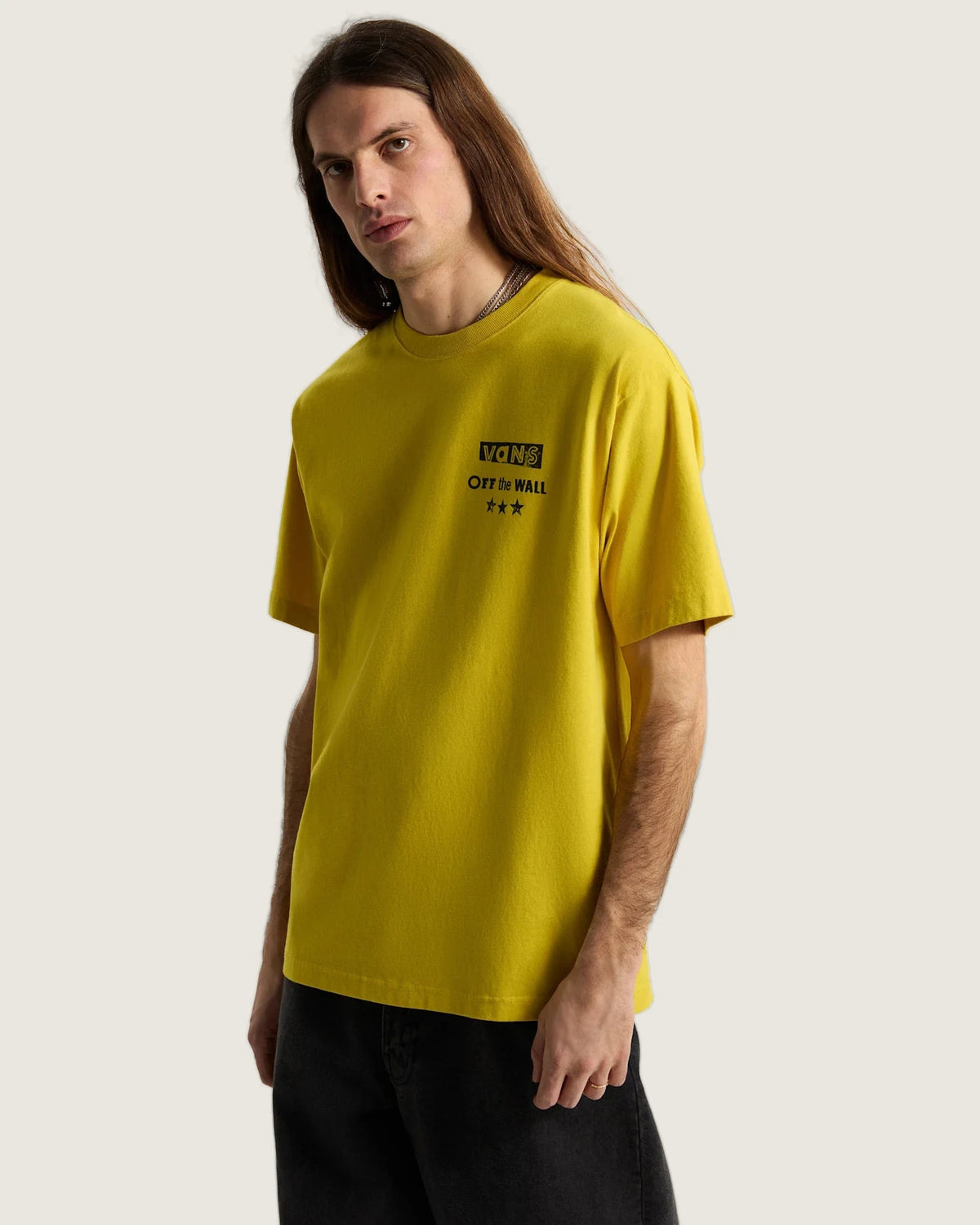 Vans Distorted Reality SS Tee Dusty Gold Textil VN0010FQGRV1 - 3