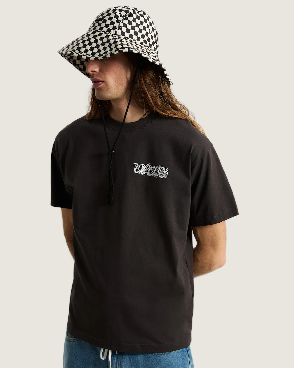 VANS Barbed Wrap SS Tee Faded Black Póló VN0010G1EMV1 - 3