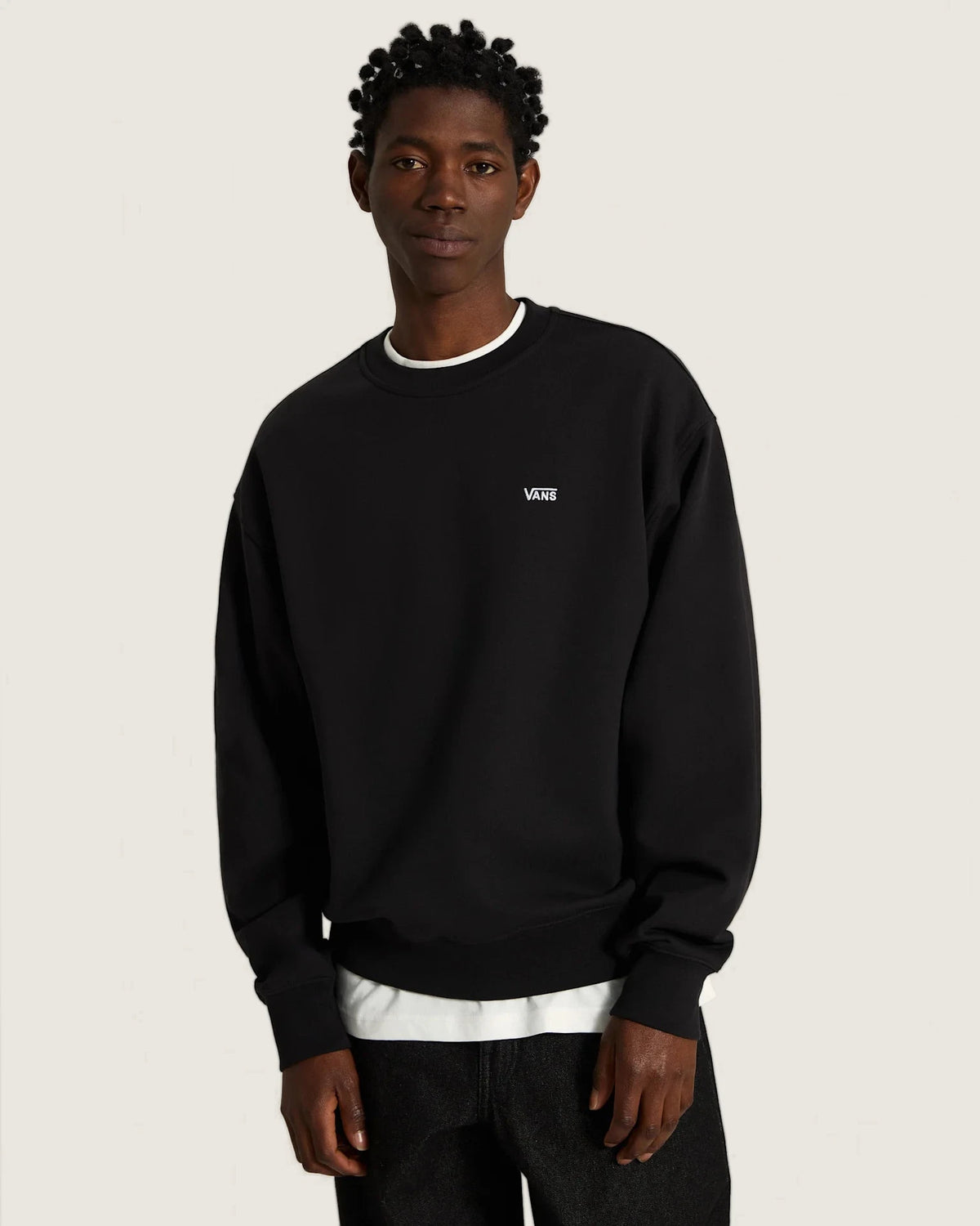 Vans Left Chest II Crew Black Textil VN0010G7BLK1 - 3