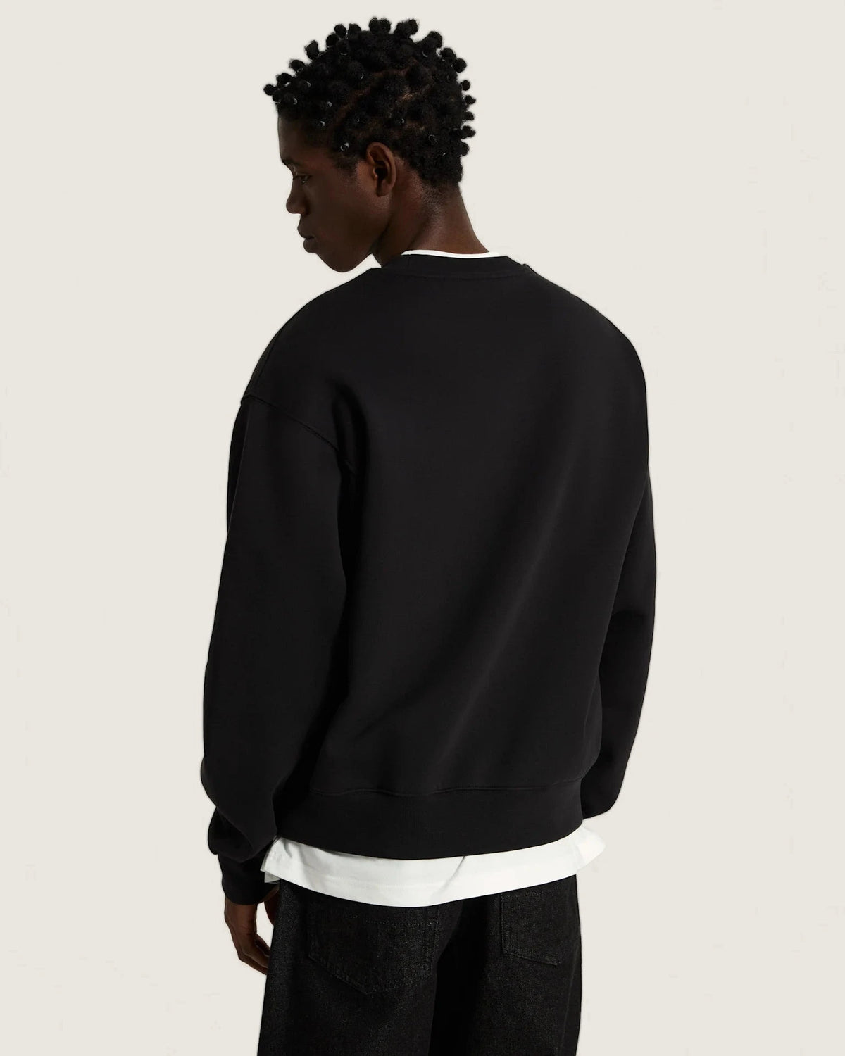 Vans Left Chest II Crew Black Textil VN0010G7BLK1 - 4