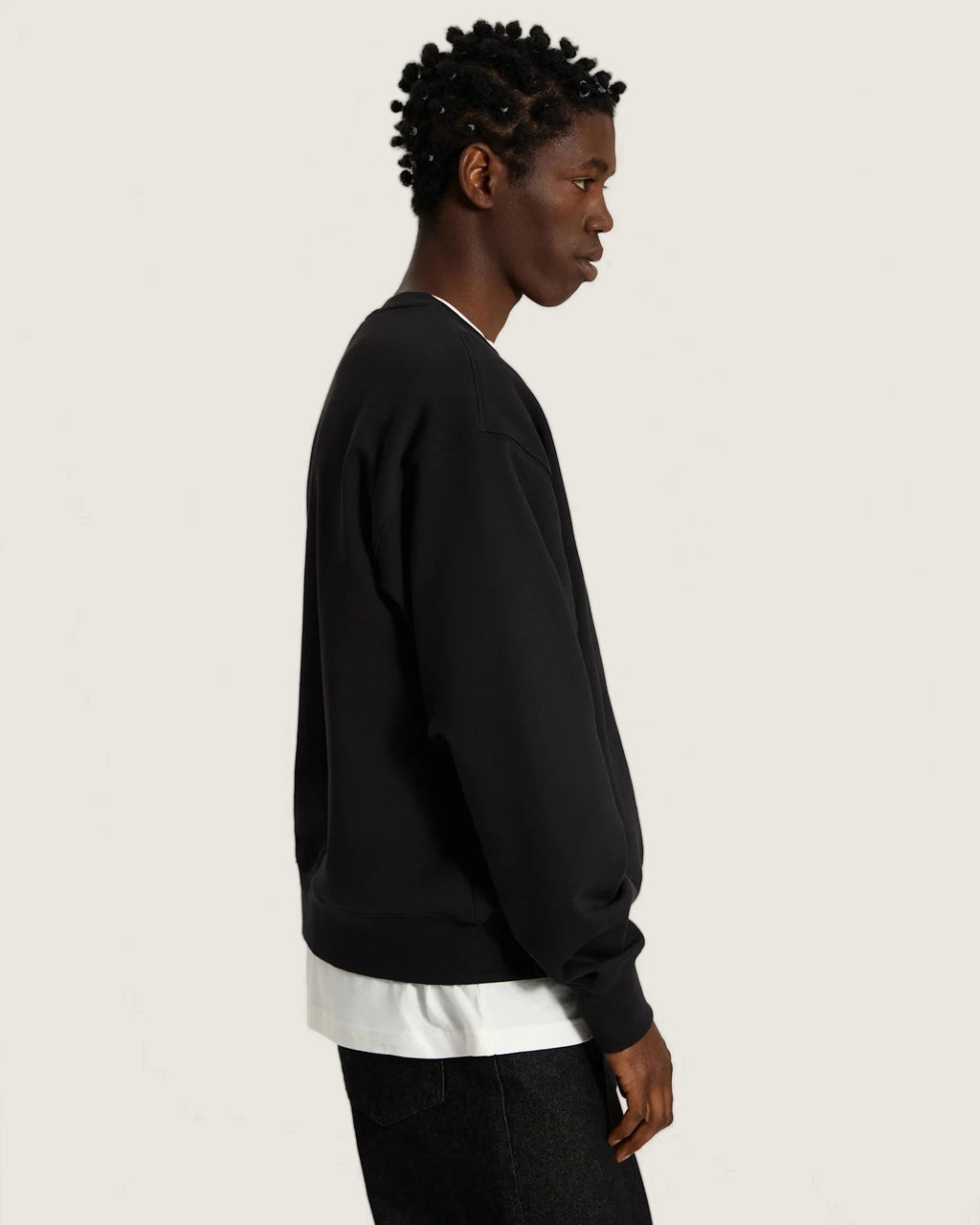 Vans Left Chest II Crew Black Textil VN0010G7BLK1 - 5