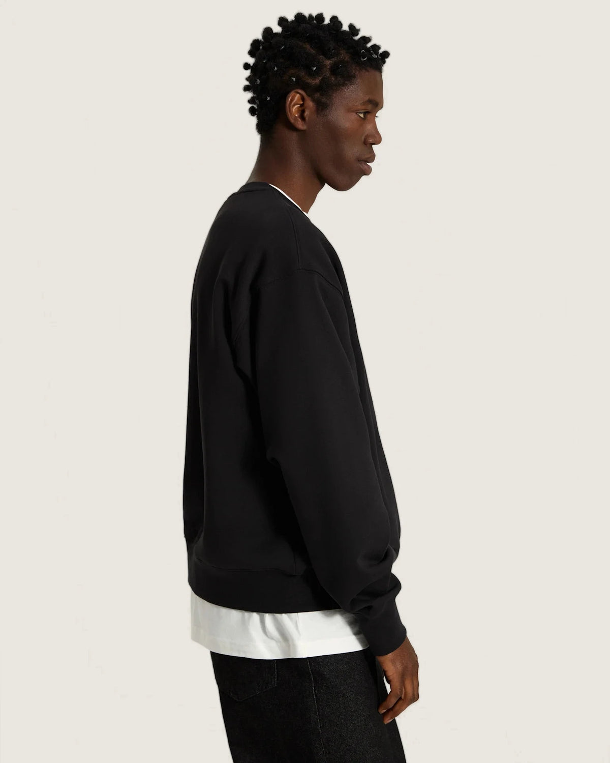 Vans Left Chest II Crew Black Textil VN0010G7BLK1 - 5