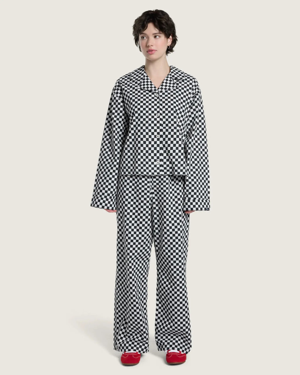 Vans Pajama Set BLACK/WHITE Textil VN0010JUY281 - 8
