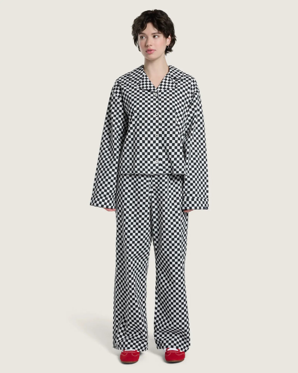 Vans Pajama Set BLACK/WHITE Textil VN0010JUY281 - 8