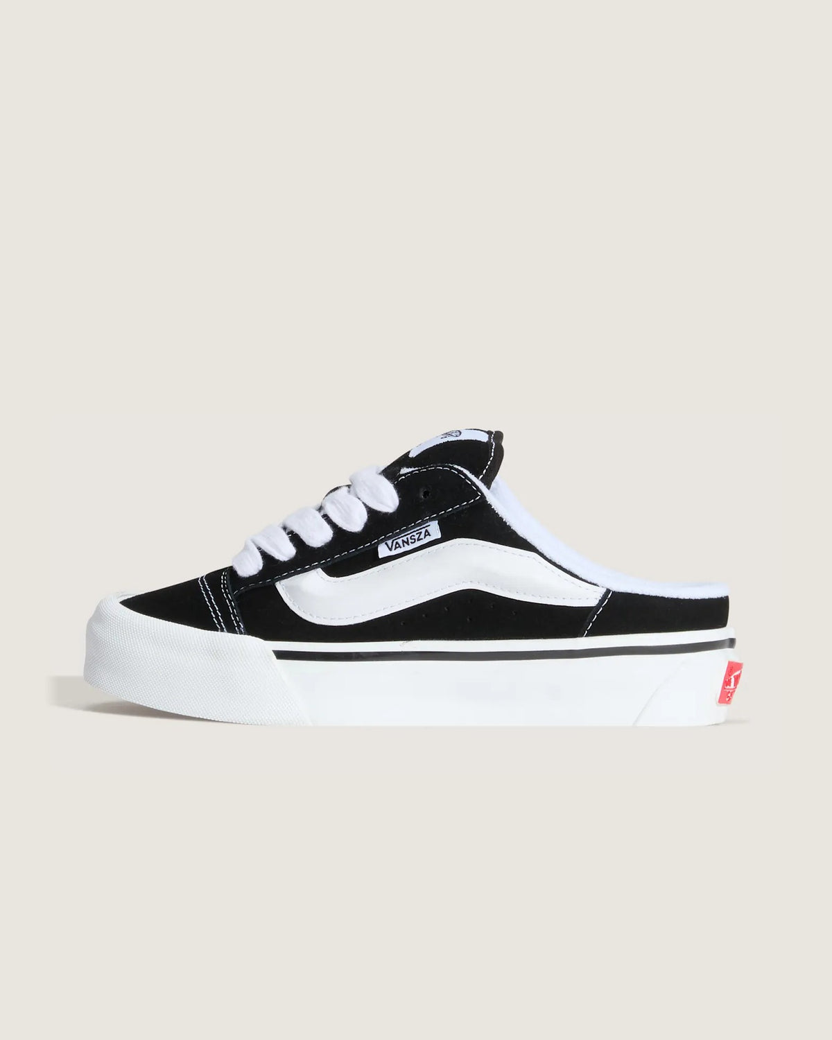 Vans LX Knu Skool Mule SZA BLACK/WHITE Cipő VN00119WBA21 - 2