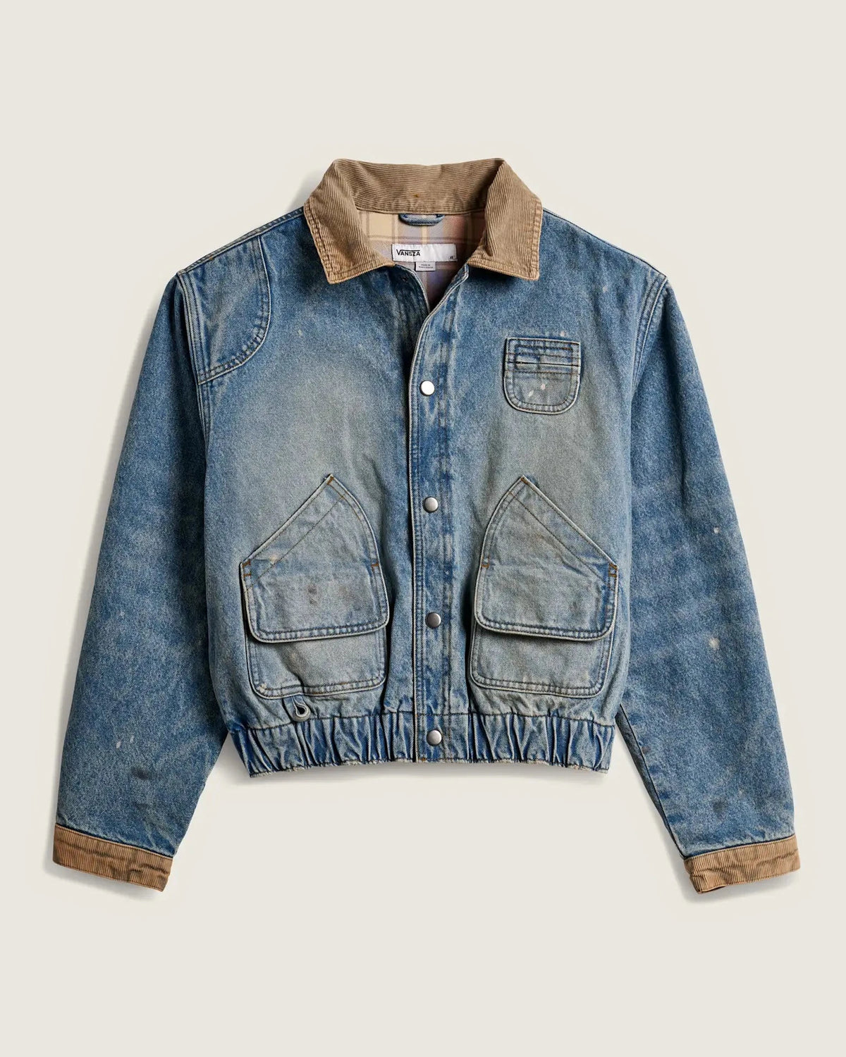 Vans VANSZA Denim Hunting Jacket LIGHT STONEWASH Textil VN0012K4TTJ1 - 1
