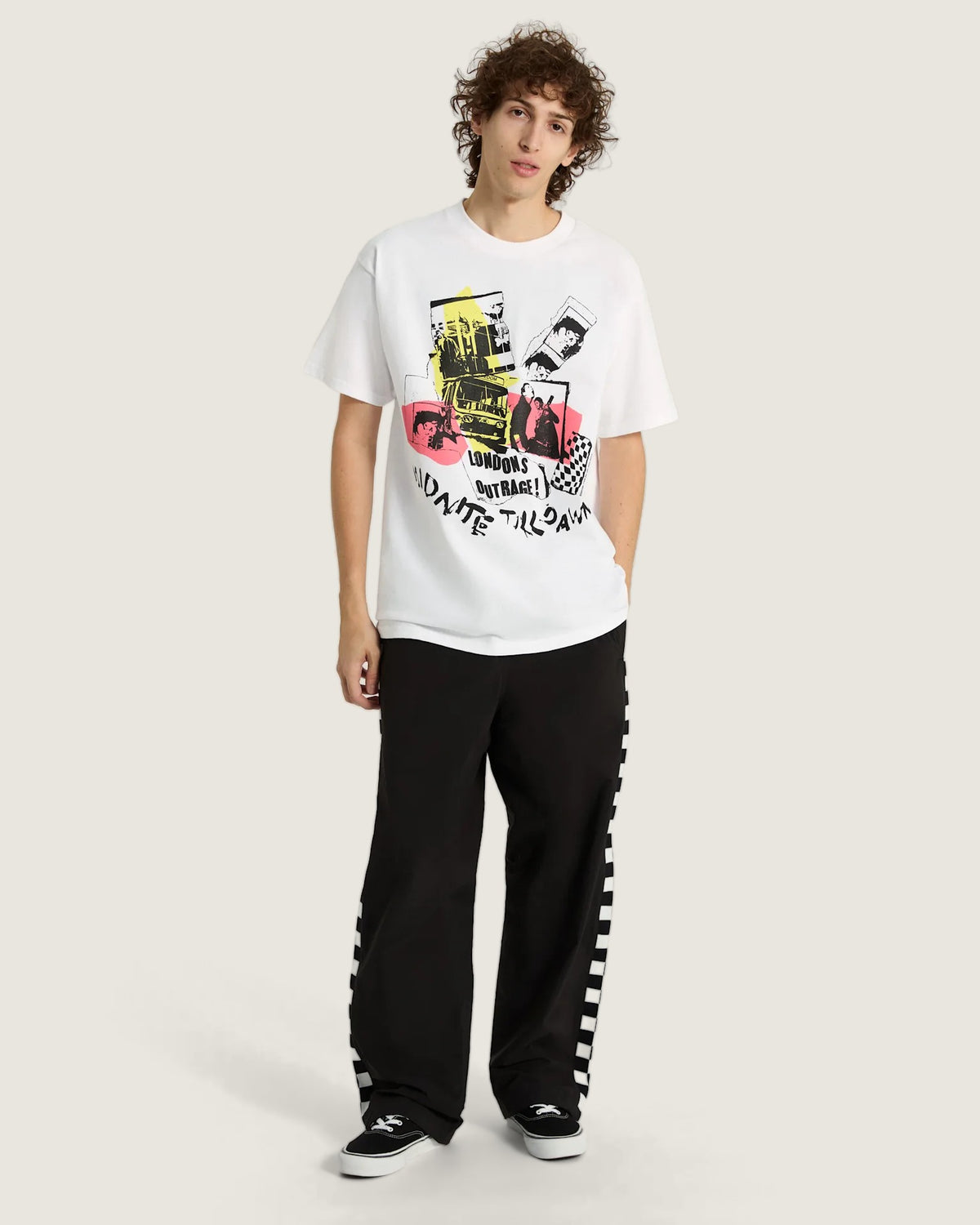 Vans Sex Pistols London's Outrage SS Tee White Textil VN00134TWHT1 - 5