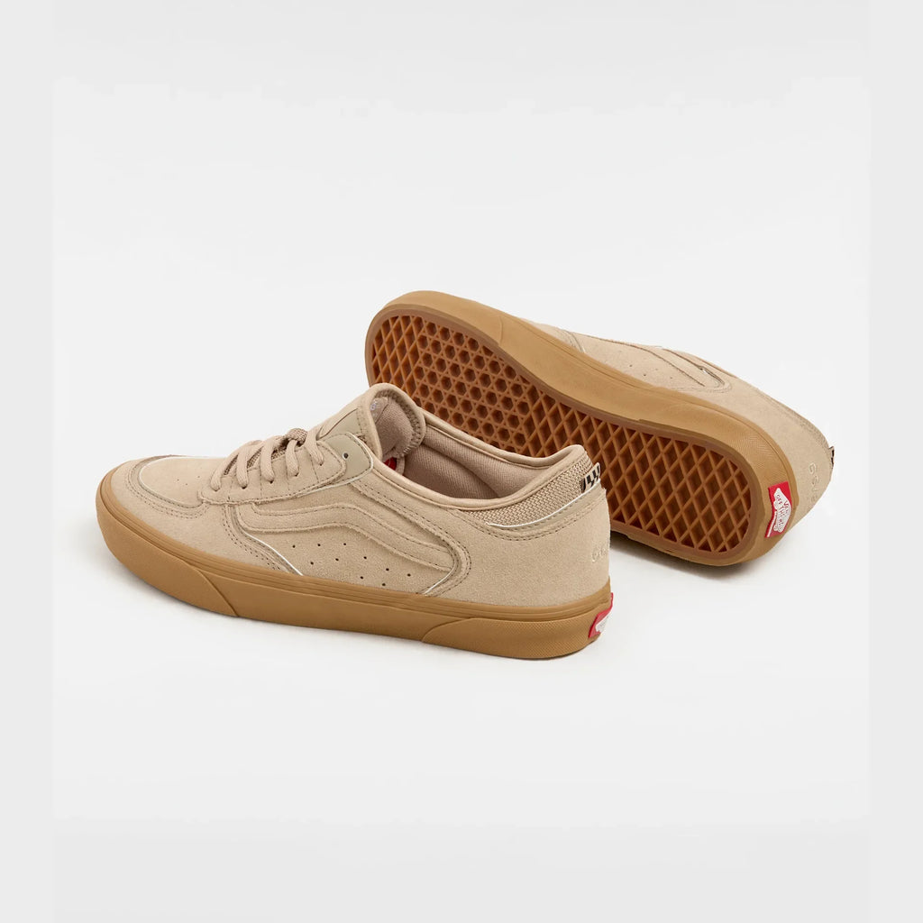 VANS Skate Rowley SUEDE TAN/GUM Cipő kép 3