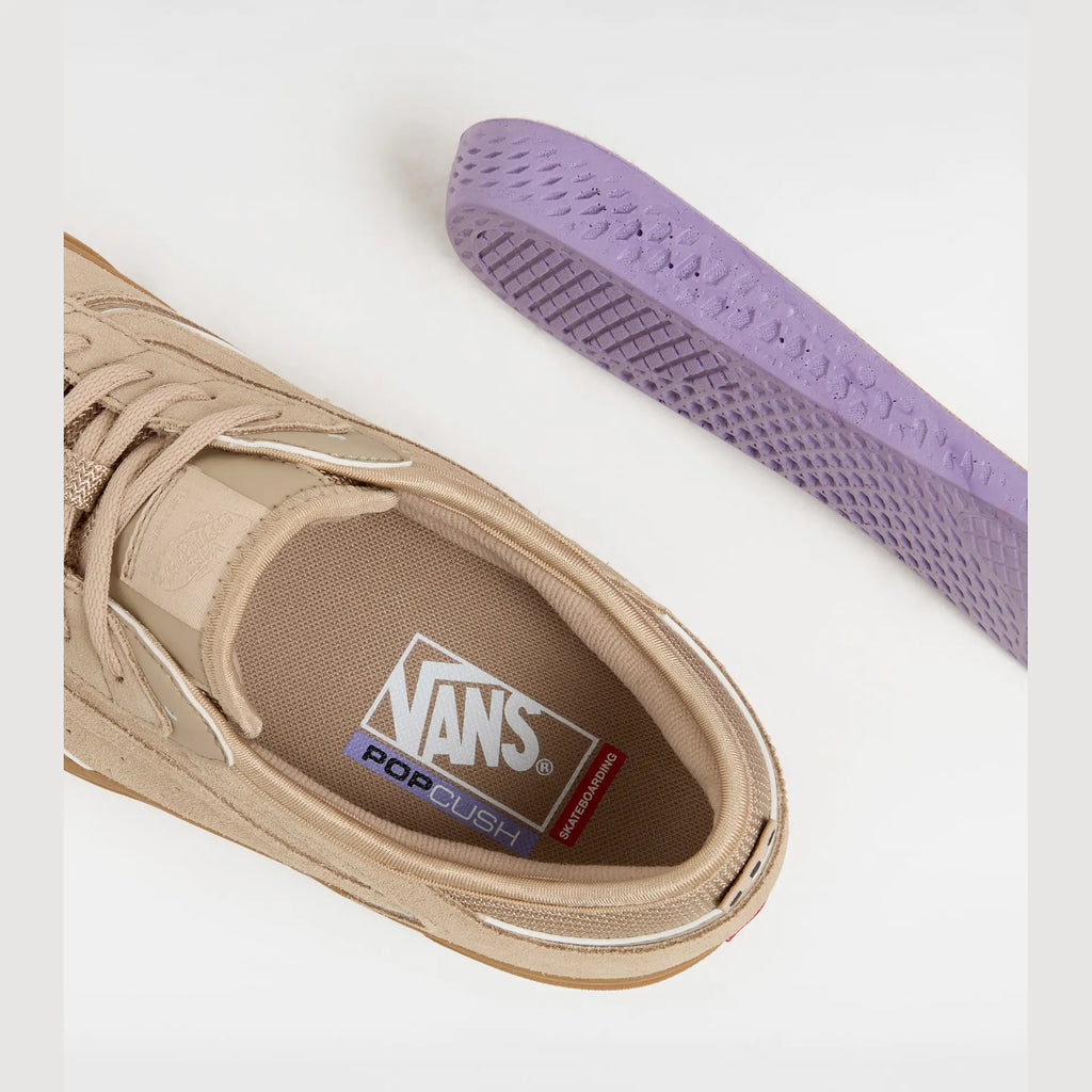 VANS Skate Rowley SUEDE TAN/GUM Cipő kép 5