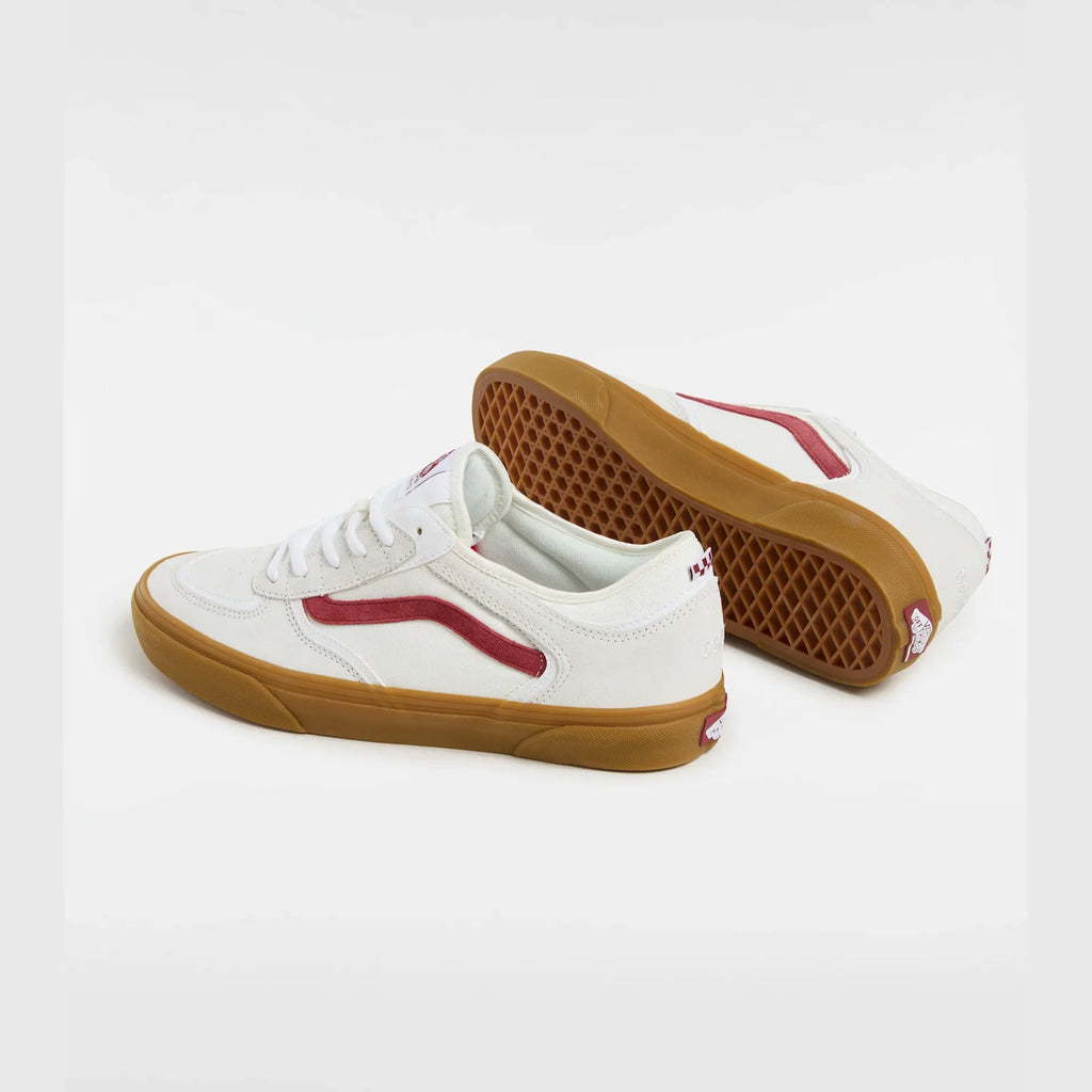VANS Skate Rowley RED/WHITE/GUM Cipő kép 3