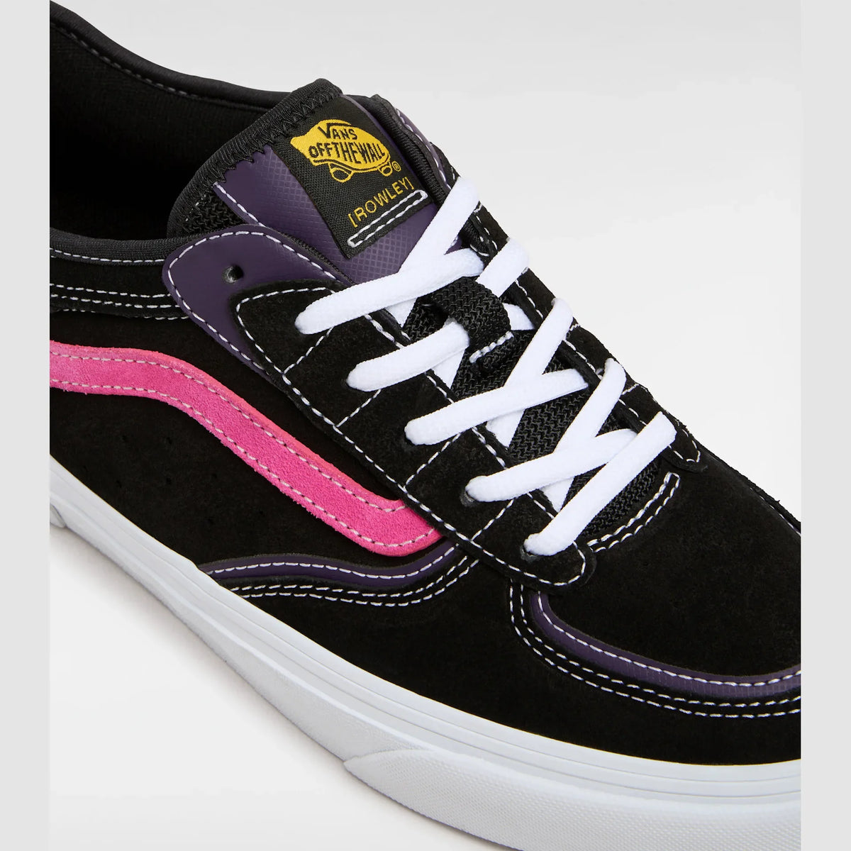 VANS Skate Rowley BLACK/PINK Cipő kép 4