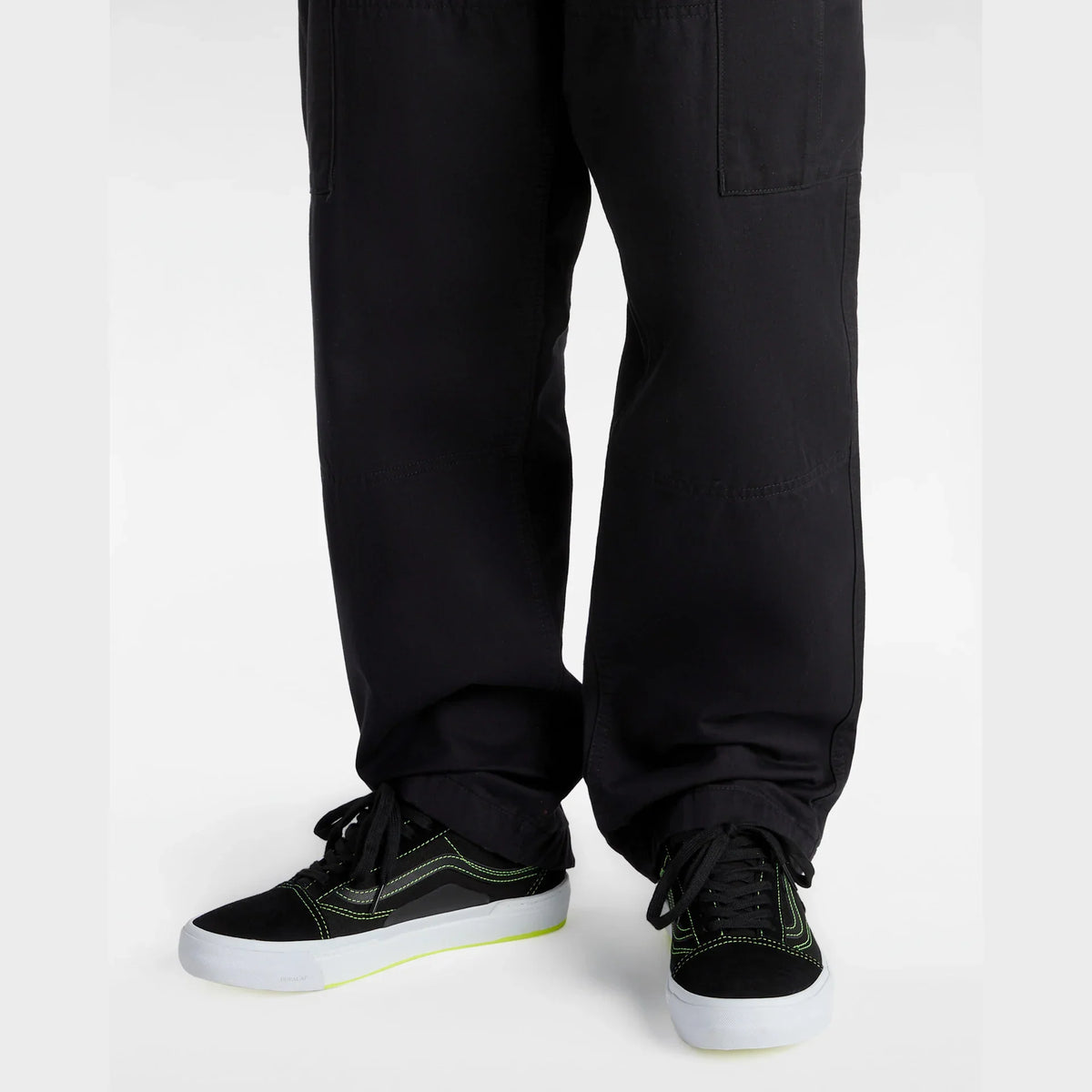 VANS BMX Old Skool BLACK/NEON YELLOW Cipő kép 5