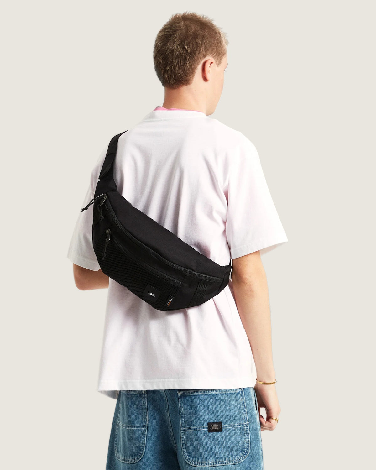 VANS Ward Cross Body Pack Black/Black Oldaltáska VN0A2ZXXBKA1 - 4