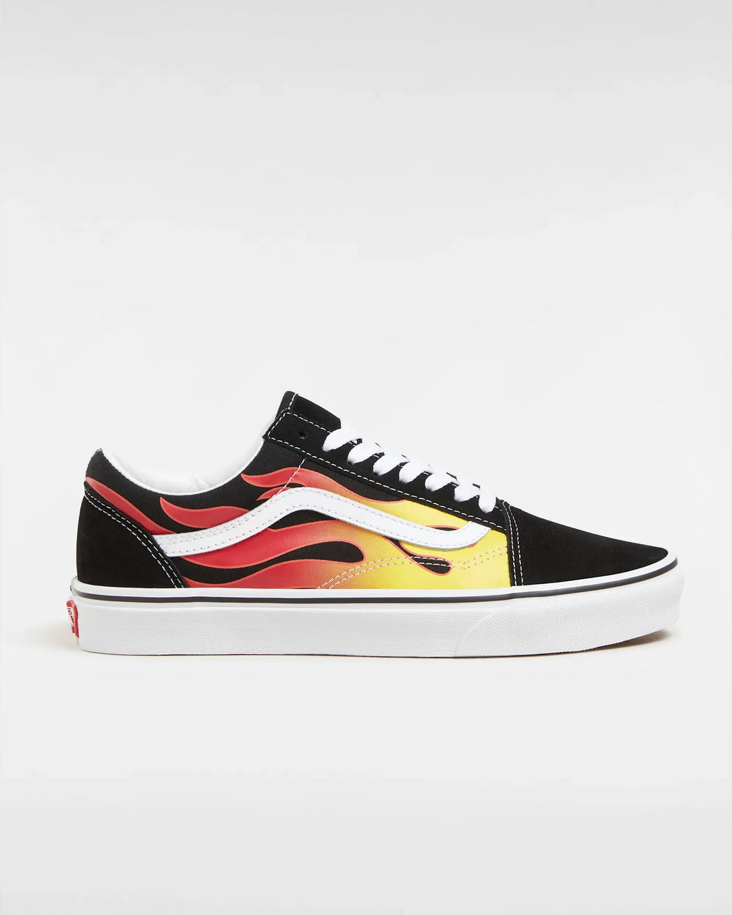 VANS UA Old Skool (FLAME)BLACK/BLACK/TR WHT Cipő kép 1