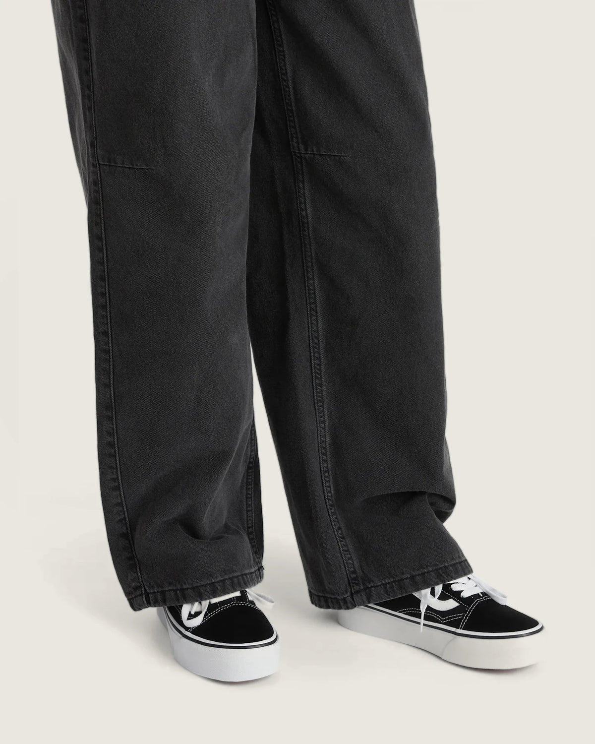VANS UA Old Skool Platform Black/White kép 4