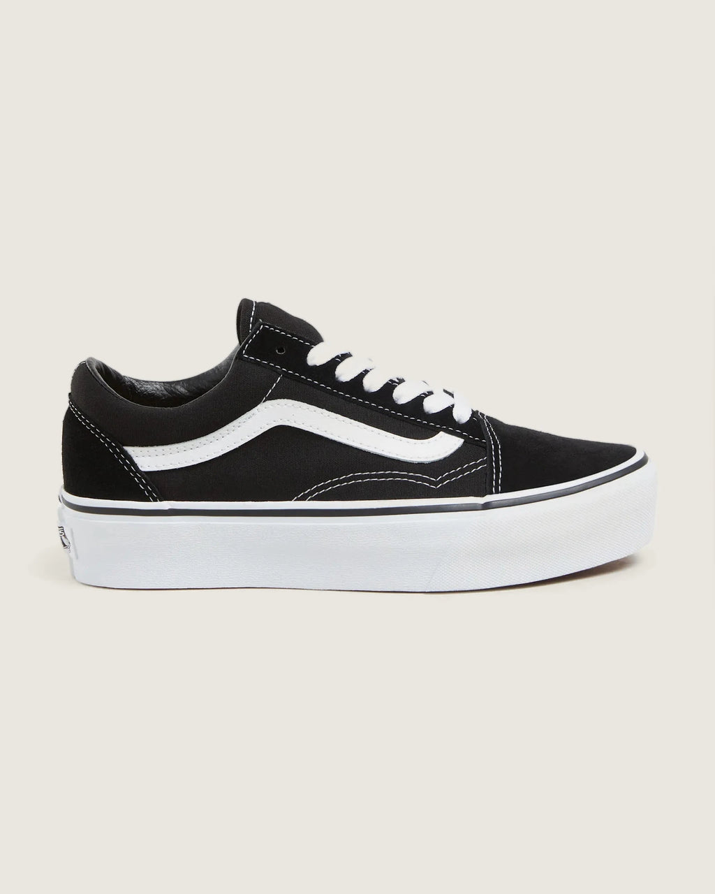 VANS UA Old Skool Platform Black/White kép 1