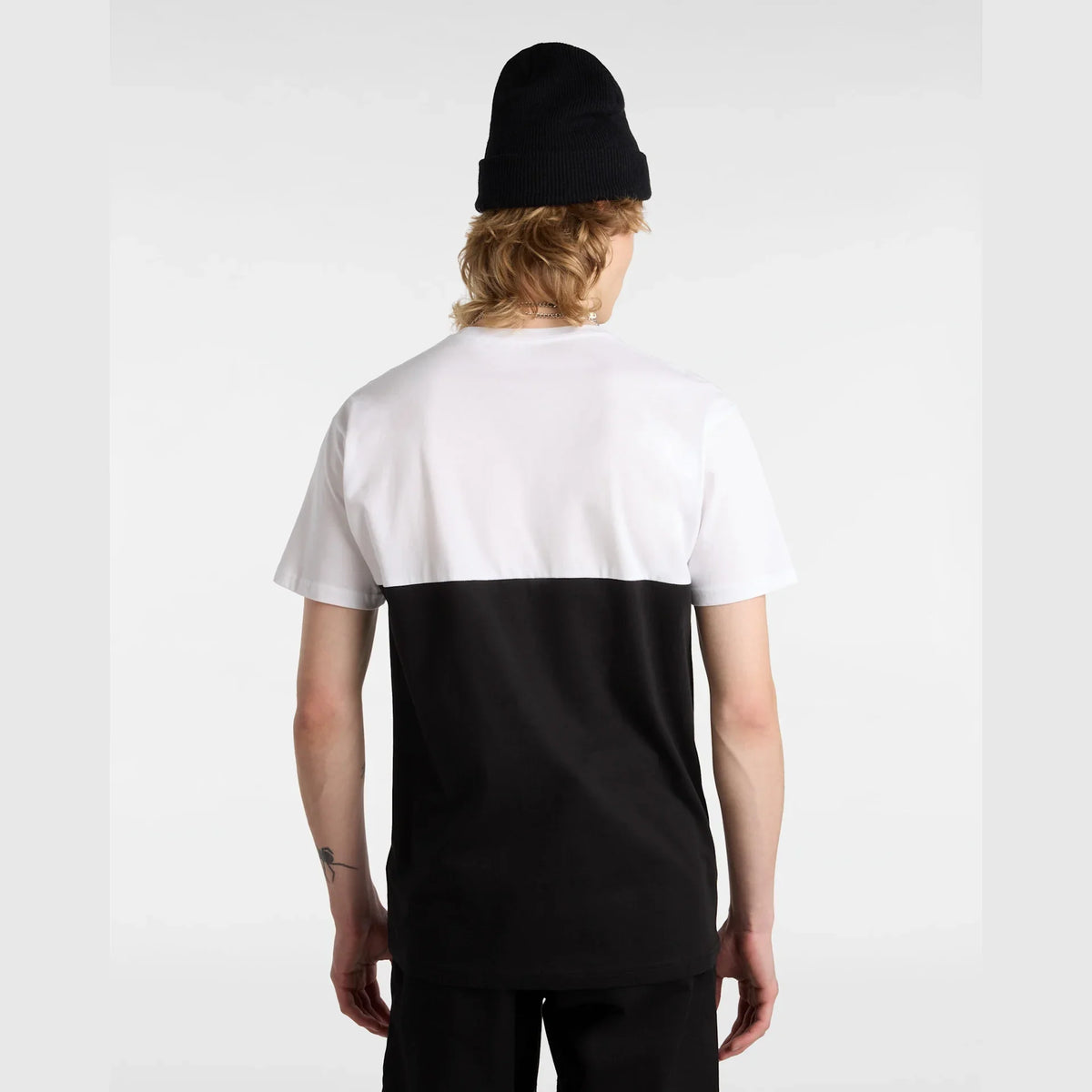 VANS MN COLORBLOCK TEE Black/White kép 4