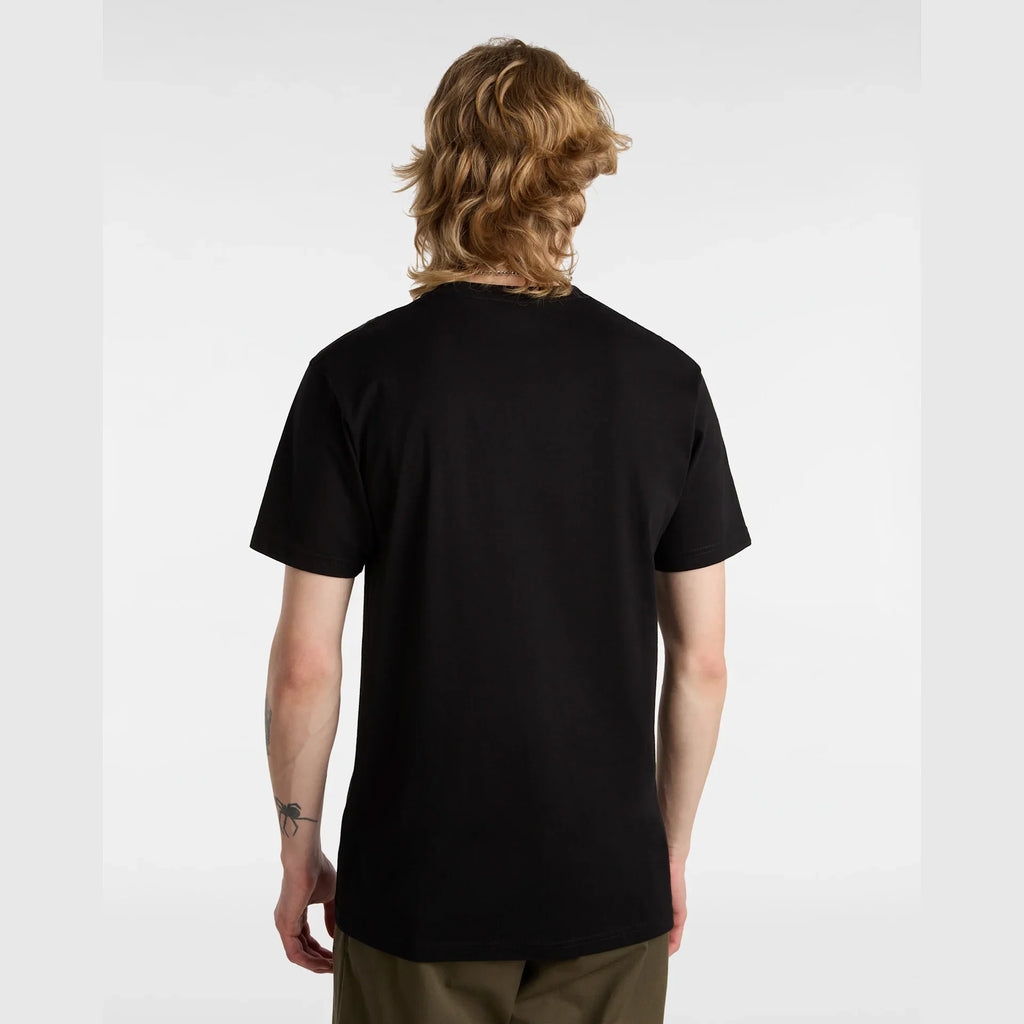 VANS LEFT CHEST LOGO TEE Black/White Póló kép 6