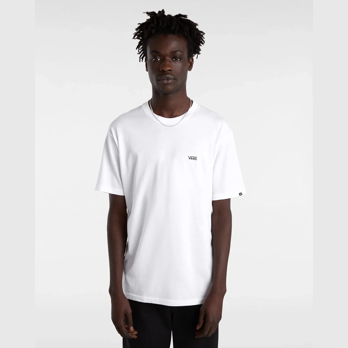 VANS LEFT CHEST LOGO TEE White/Black Póló kép 3
