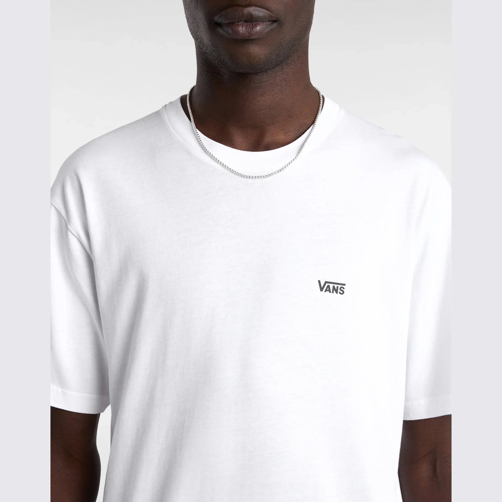 VANS LEFT CHEST LOGO TEE White/Black Póló kép 6